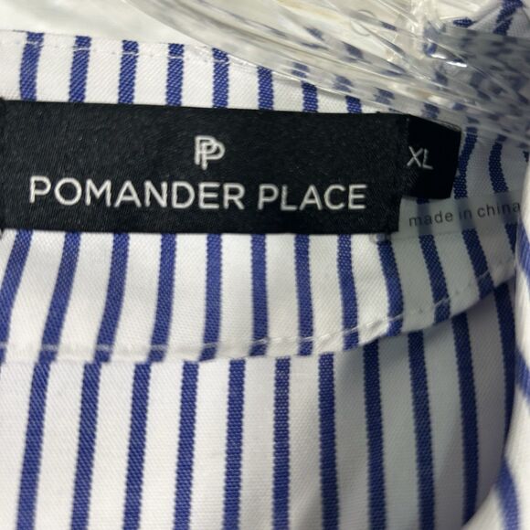 Tuckernuck Pomander Place Quinn Dress XL Blue White Colorblock Preppy Boho NEW - Picture 5 of 15